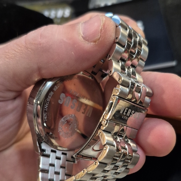 Versus Versace Silver and Blue Men's Watch - Picture 4 of 8